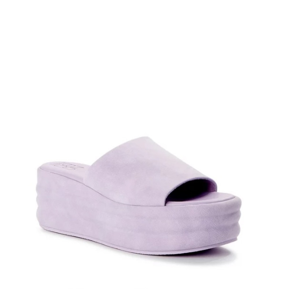 PASTEL PURPLE WEDGE SANDAL